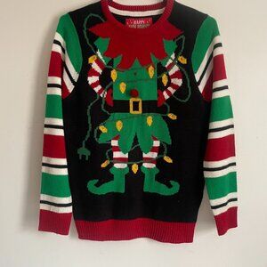 Ugly Christmas Sweater -  Elf Outfit Sweater
